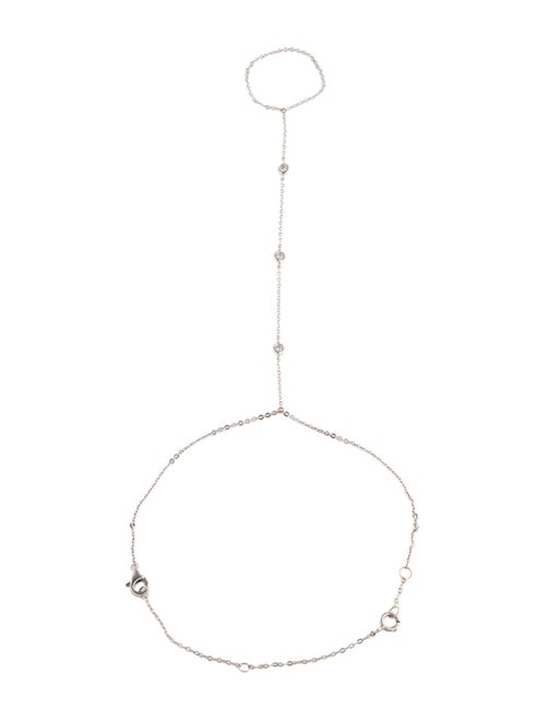 Liven 14K Diamond Hand Chain