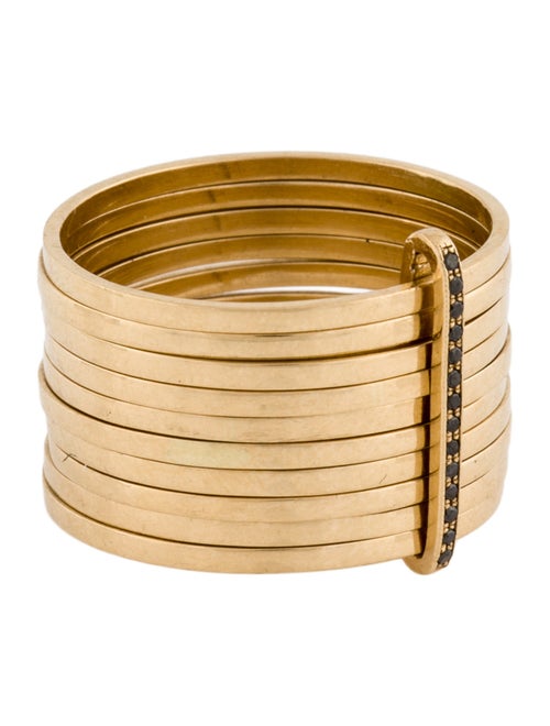 Lizzie Mandler 18K Diamond 10 Day Othello Ring