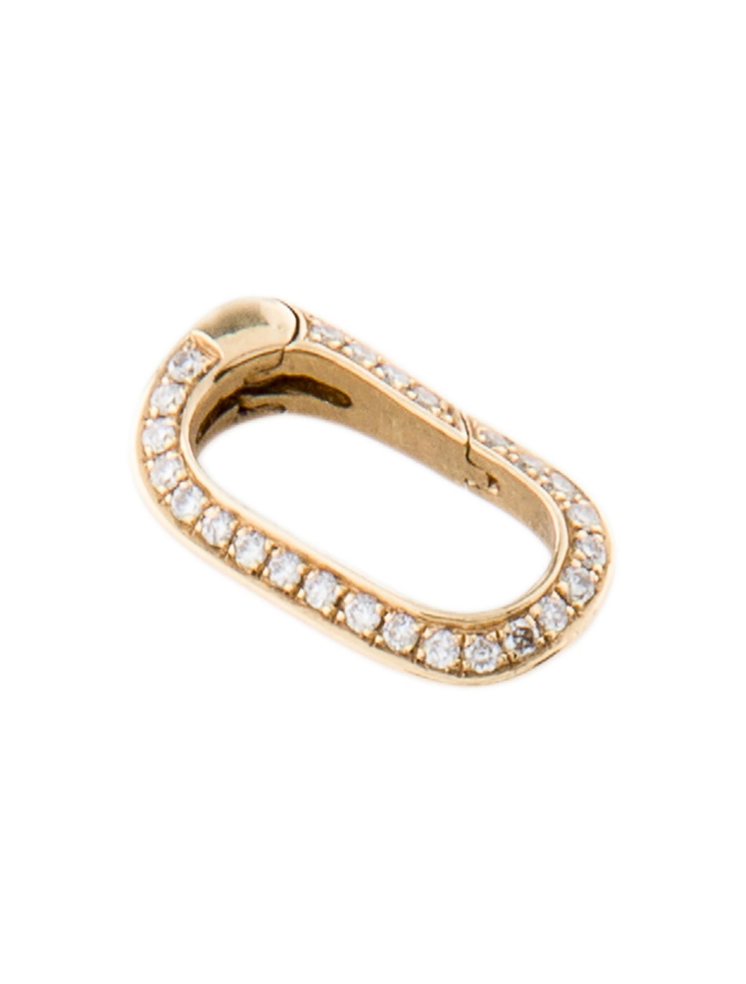 Lizzie Mandler 18K Diamond Link Charm