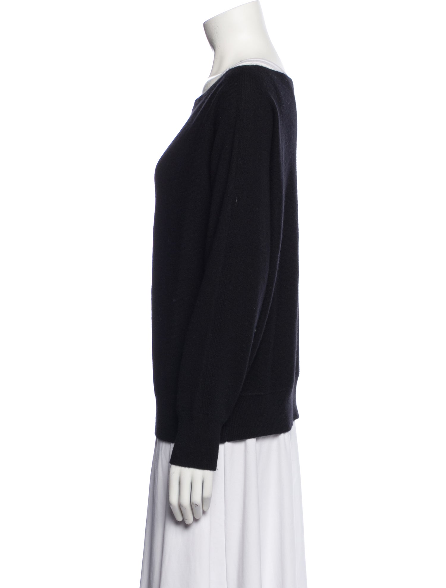LAN JAENICKE Cashmere Bateau Neckline Sweater