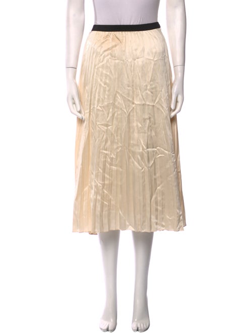 LAN JAENICKE Silk Midi Length Skirt