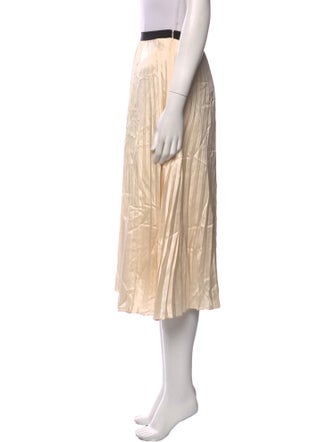 LAN JAENICKE Silk Midi Length Skirt