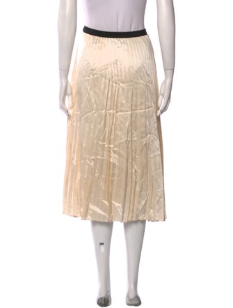 LAN JAENICKE Silk Midi Length Skirt