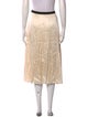 LAN JAENICKE Silk Midi Length Skirt