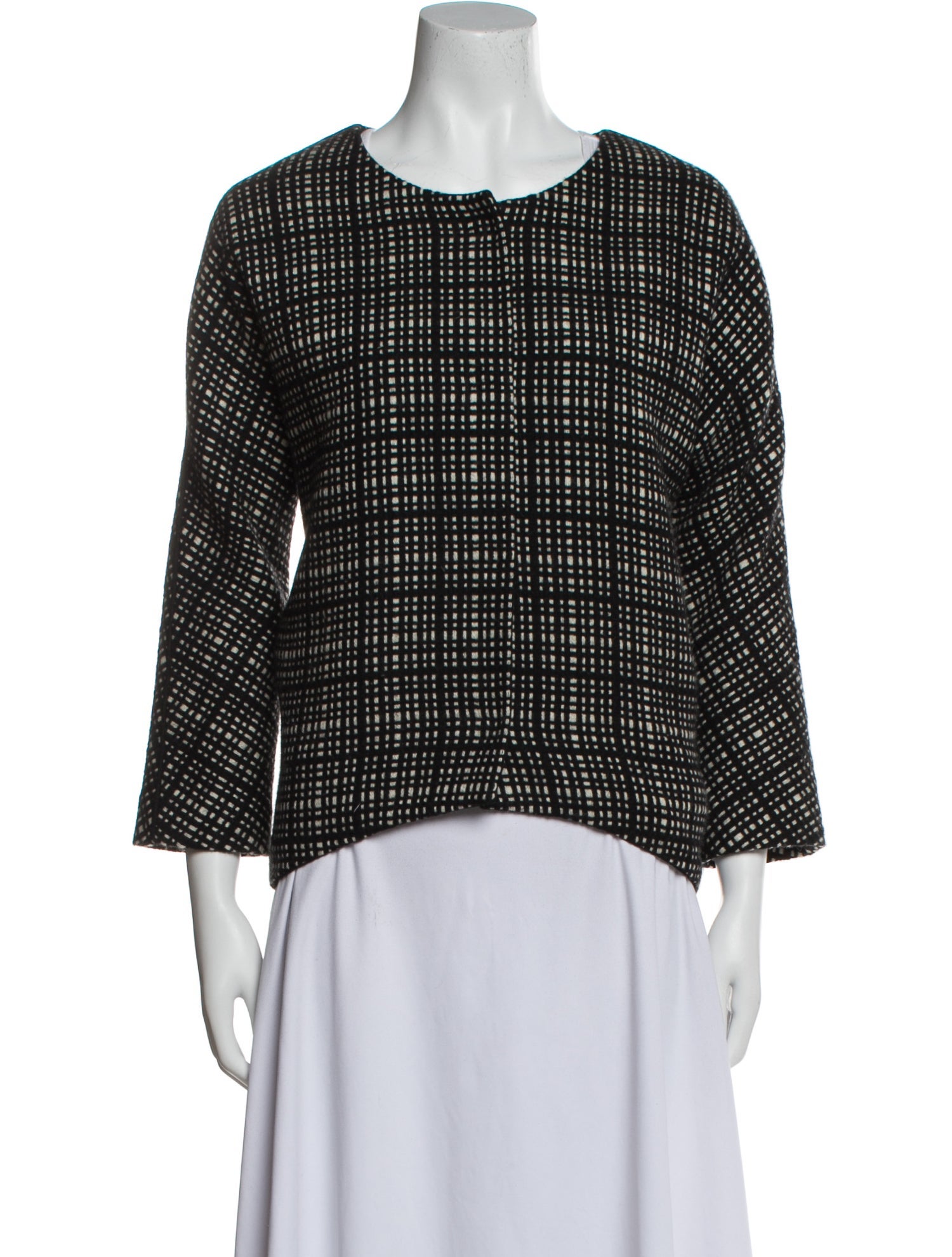 LAN JAENICKE Cashmere Printed Evening Jacket