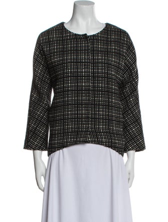 LAN JAENICKE Cashmere Printed Evening Jacket