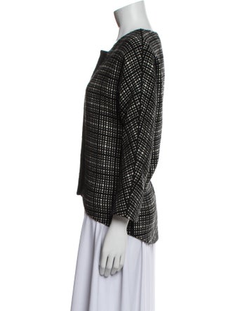LAN JAENICKE Cashmere Printed Evening Jacket