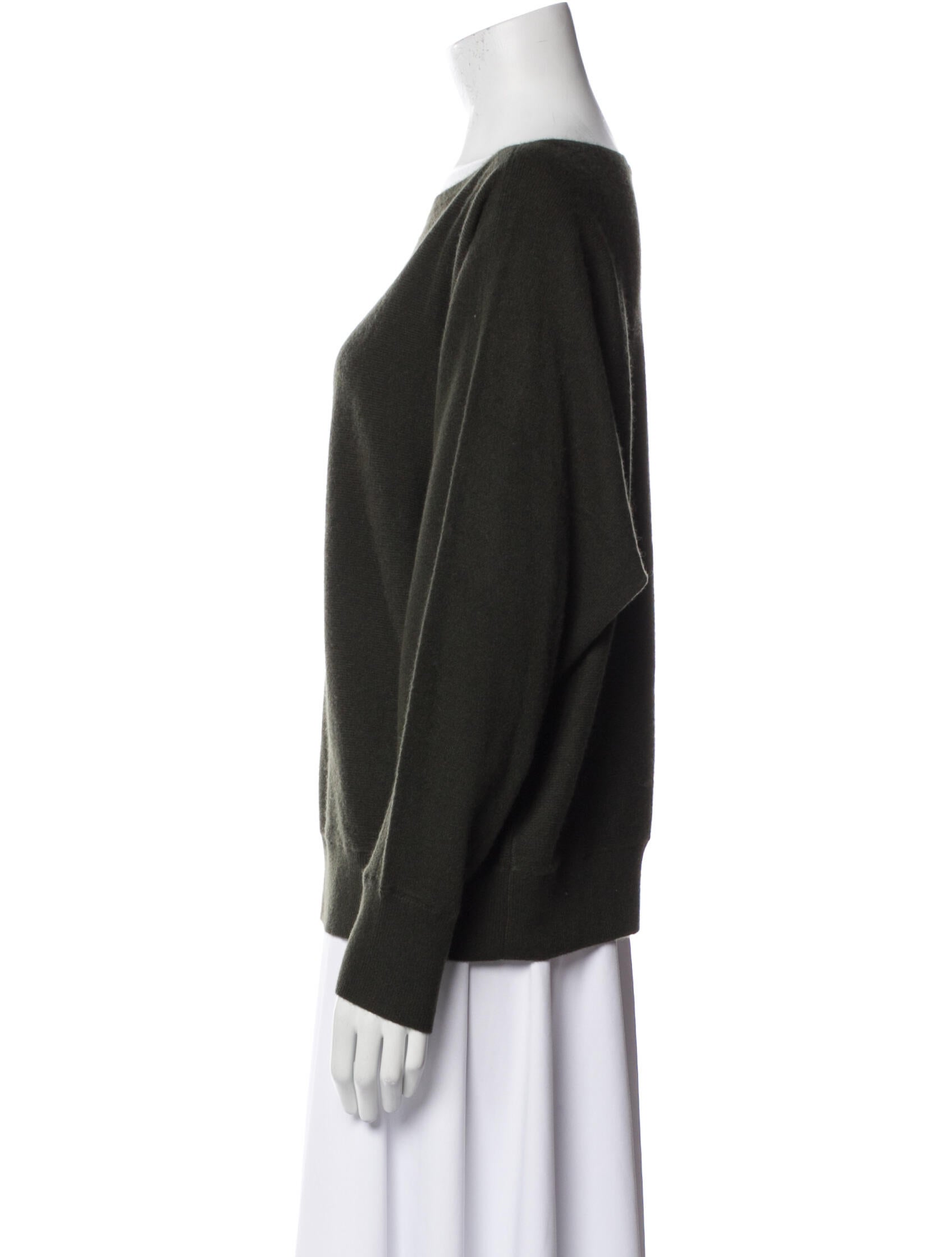 LAN JAENICKE Cashmere Bateau Neckline Sweater