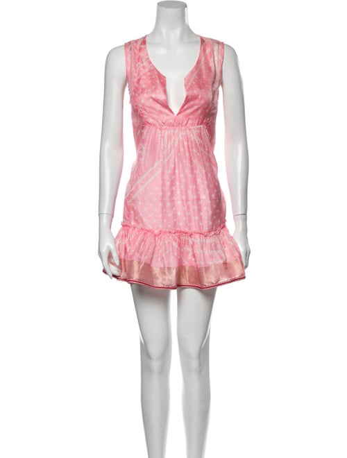 Lolita jaca Silk Mini Dress Pink