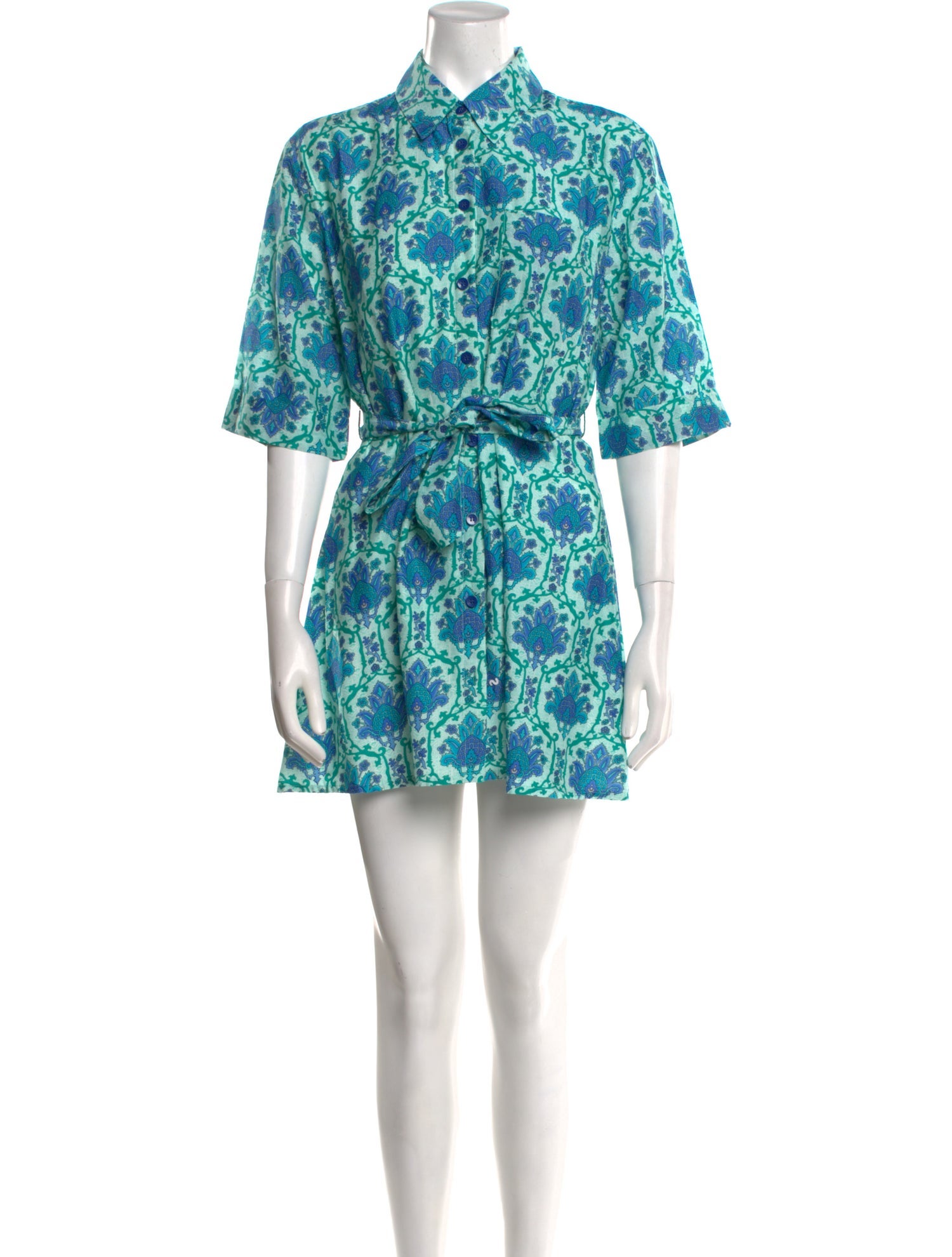 Lolita jaca Floral Print Mini Dress