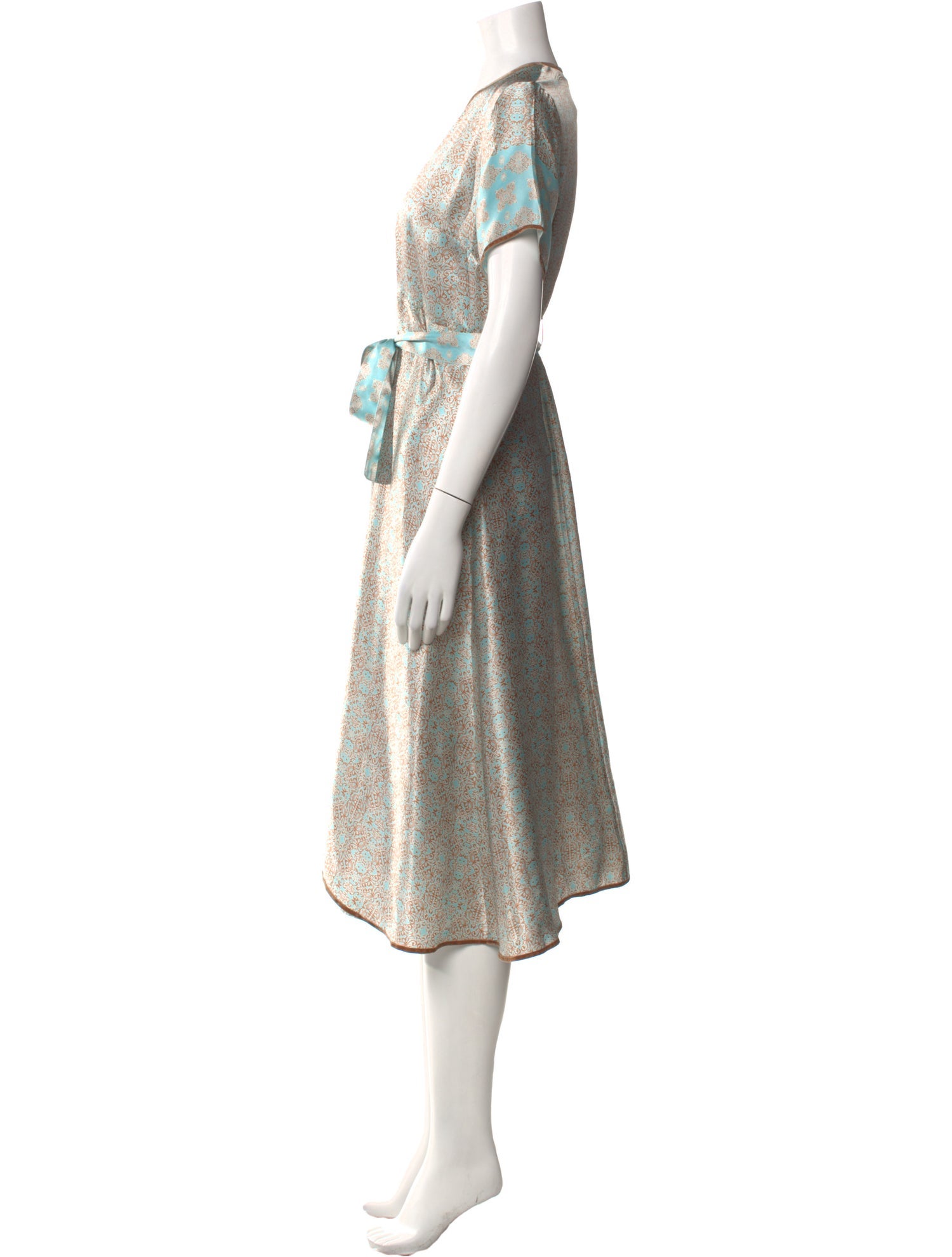 Lolita jaca Floral Print Midi Length Dress