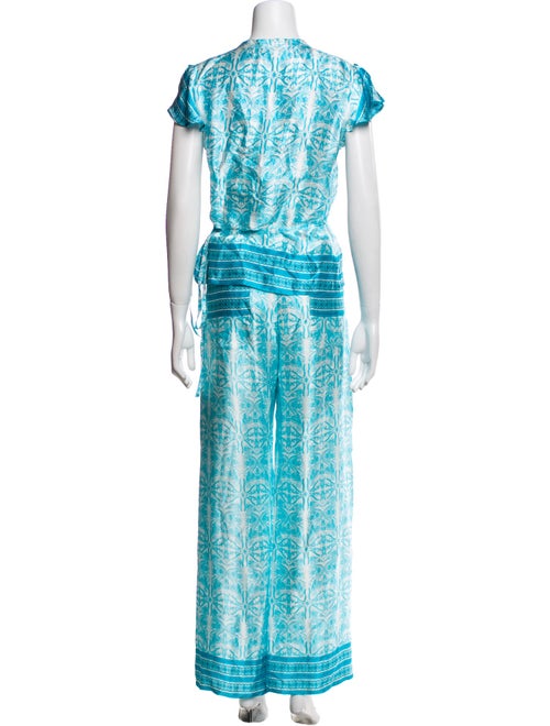 Lolita jaca Silk Printed Pant Set