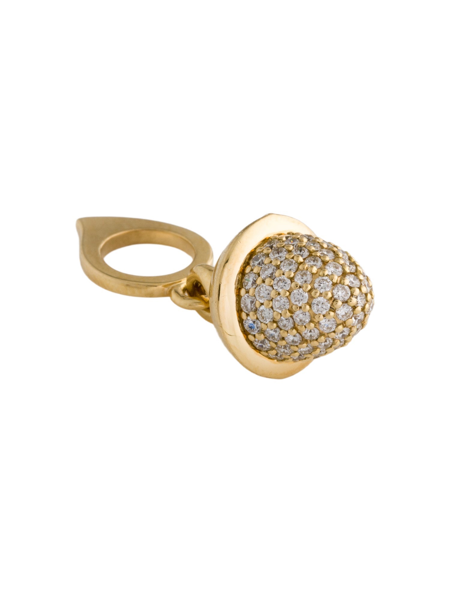 Tamara Comolli 18K Diamond Mikado Acorn Pendant