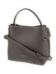 Fleuron Leather Top Handle Bag