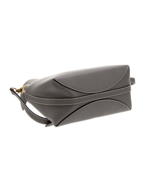 Fleuron Leather Top Handle Bag