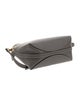 Fleuron Leather Top Handle Bag