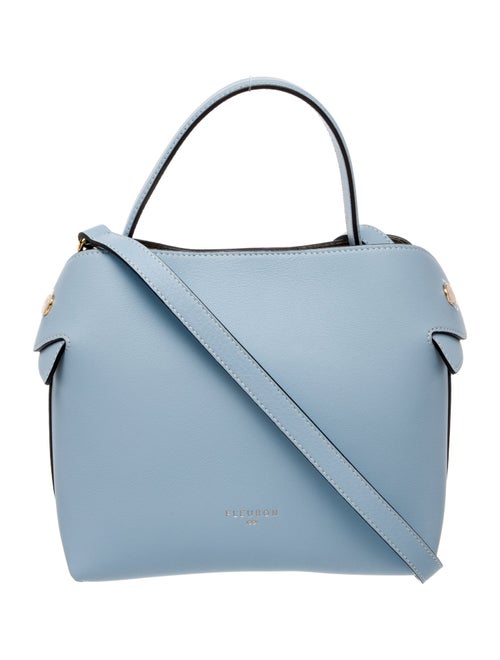 Fleuron Leather Shoulder Bag