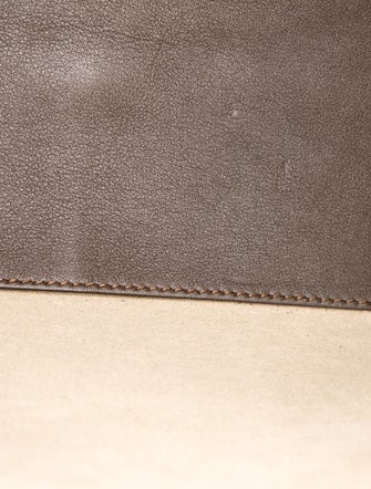 Fleuron Suede Messenger Bag