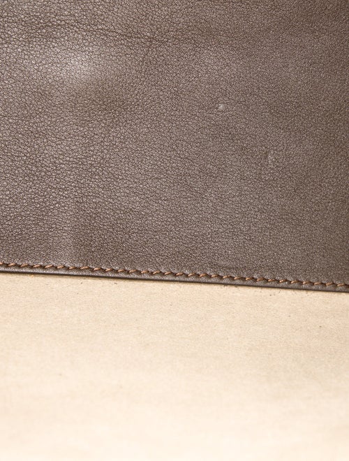 Fleuron Suede Messenger Bag