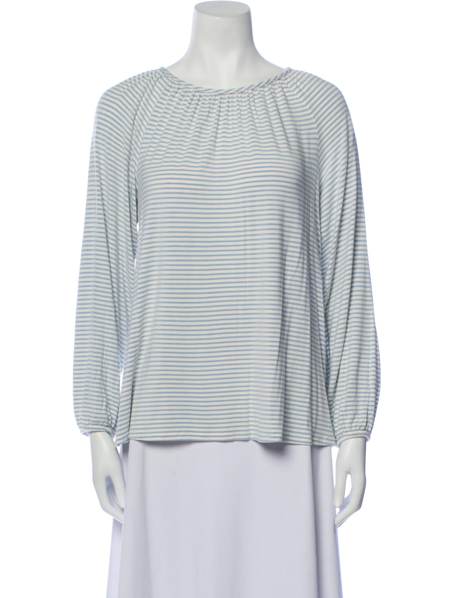 Lake Studio Striped Crew Neck Top