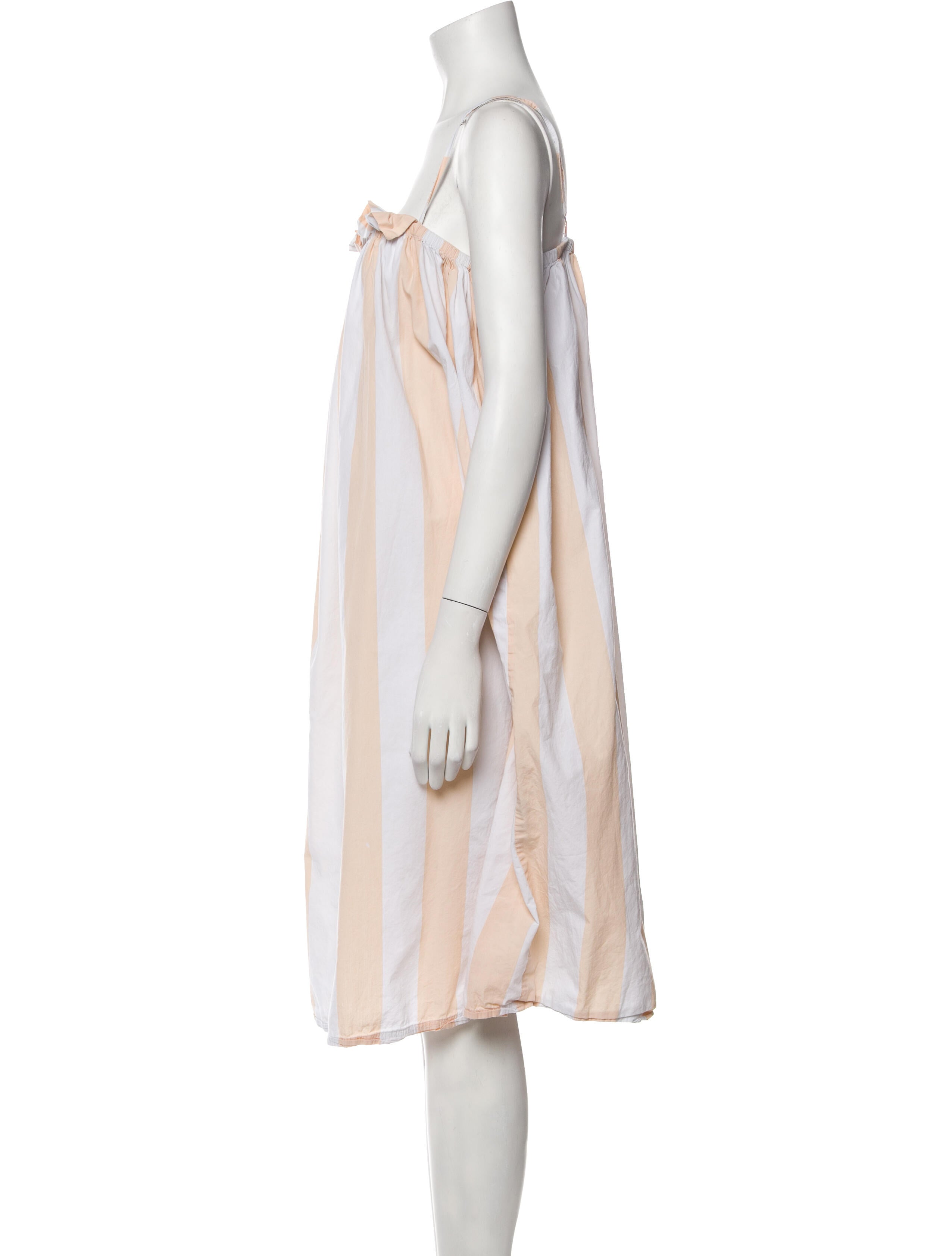 Lake Studio Striped Midi Length Dress