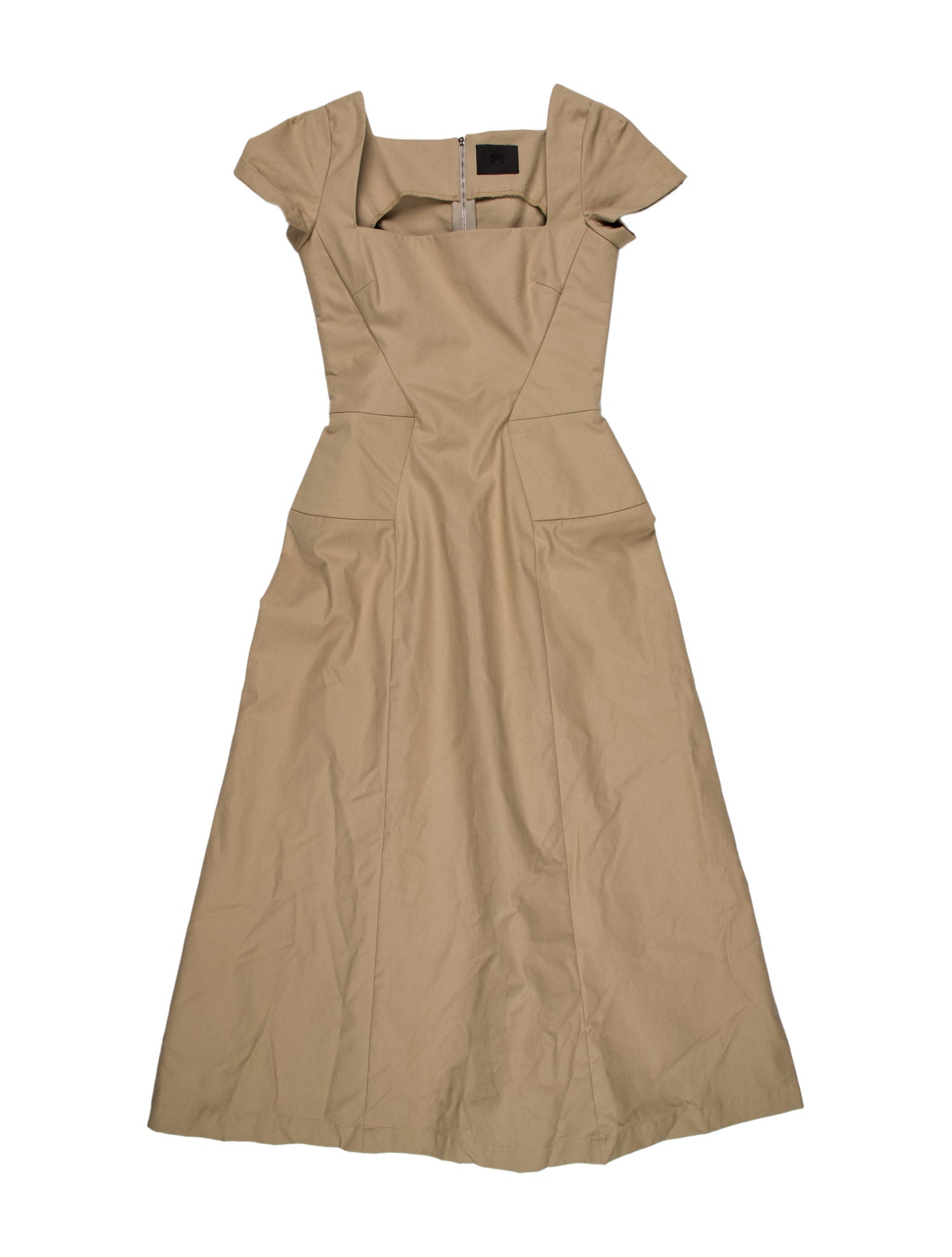 Lake Studio Square Neckline Long Dress