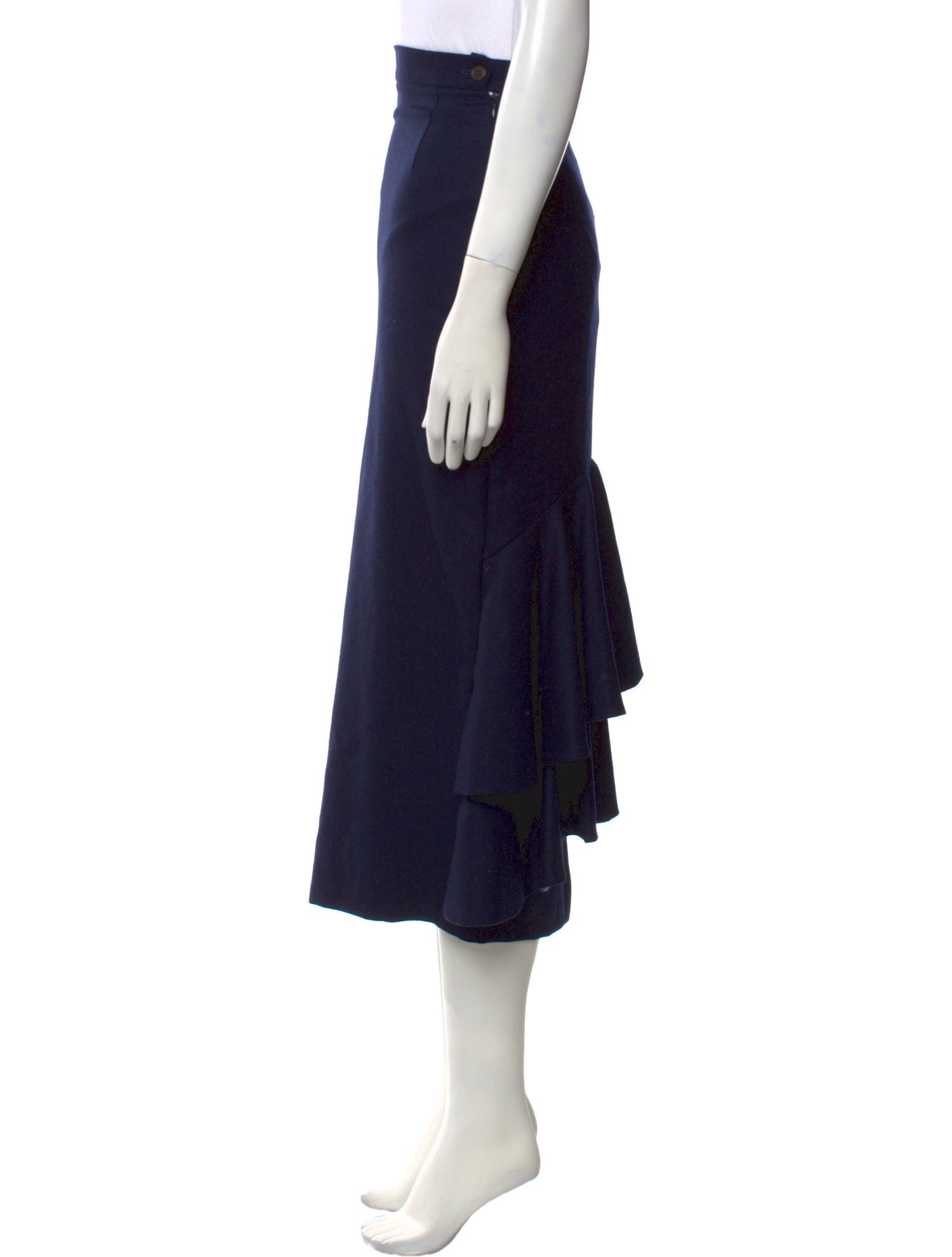 Lake Studio Wool Midi Length Skirt w/ Tags