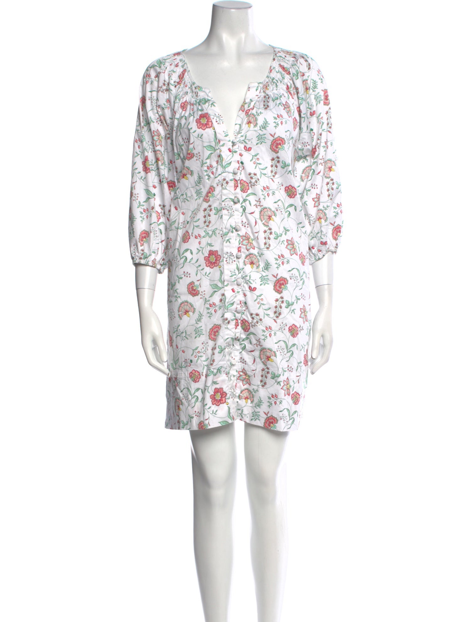 Lake Studio Floral Print Mini Dress