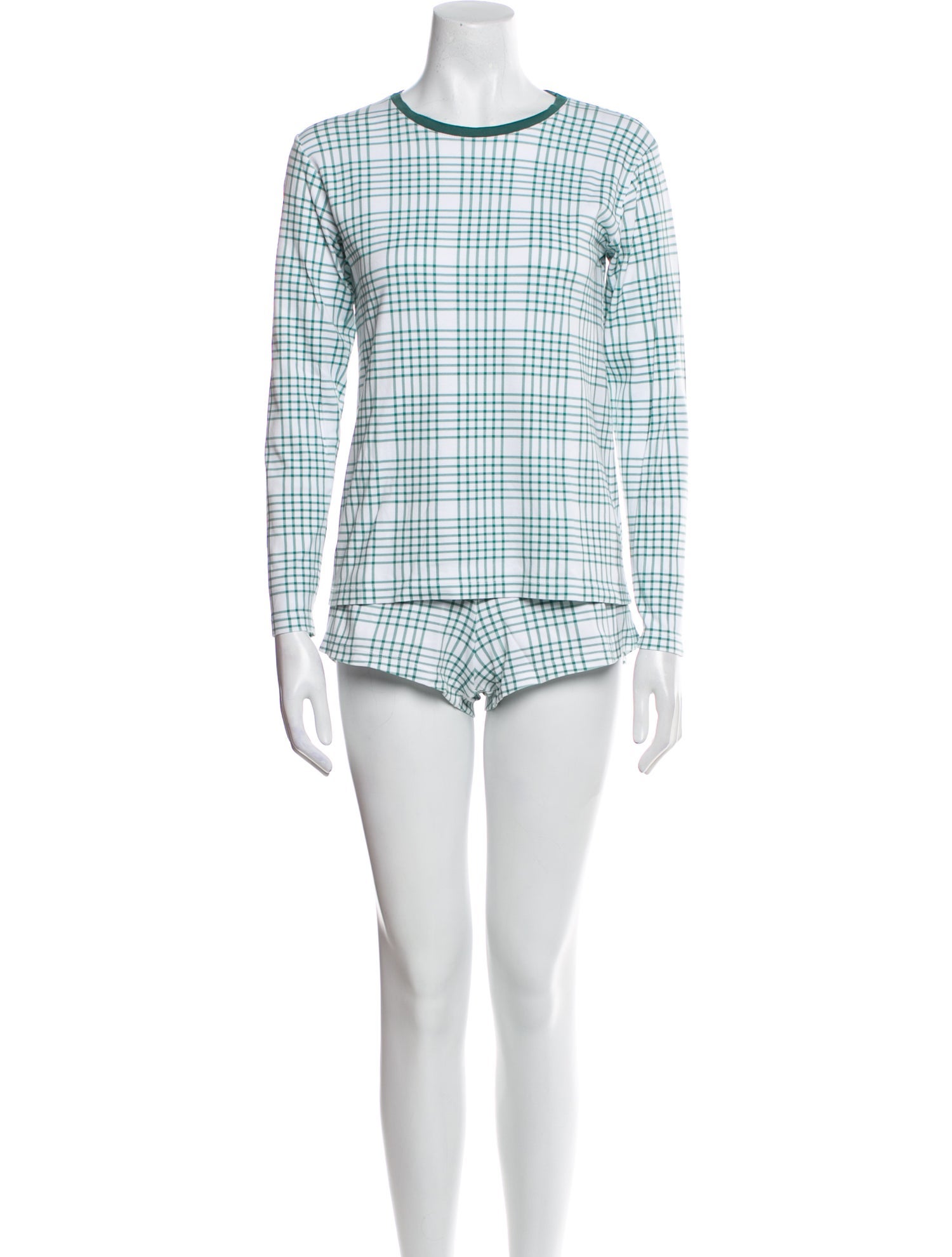 Lake Studio Plaid Print Pant Set