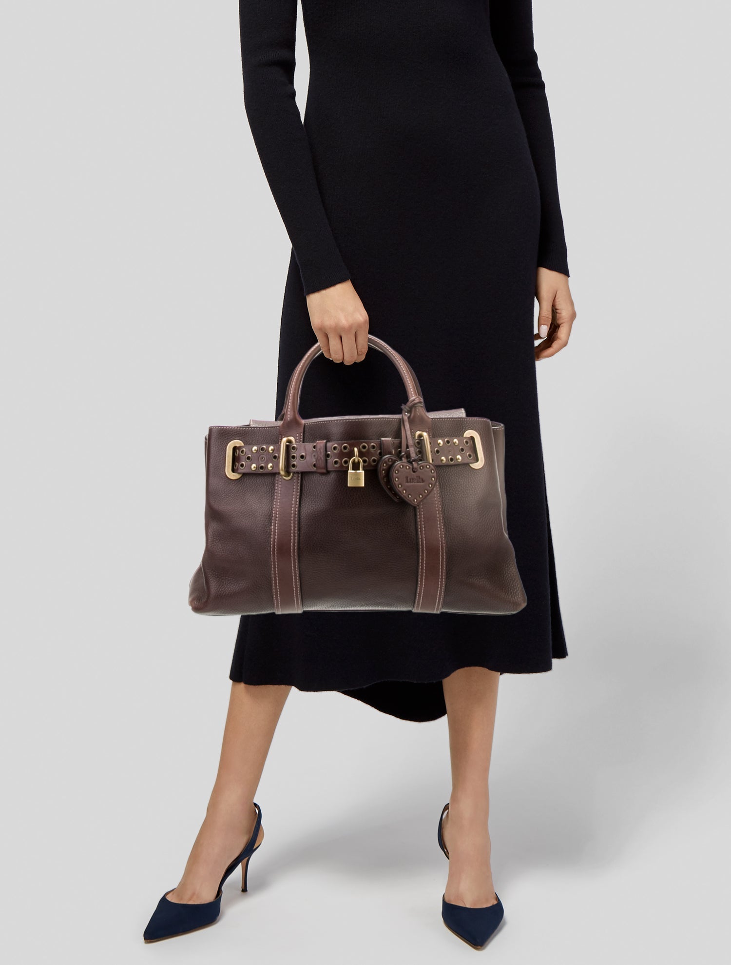 Luella Leather Top Handle Bag Vintage