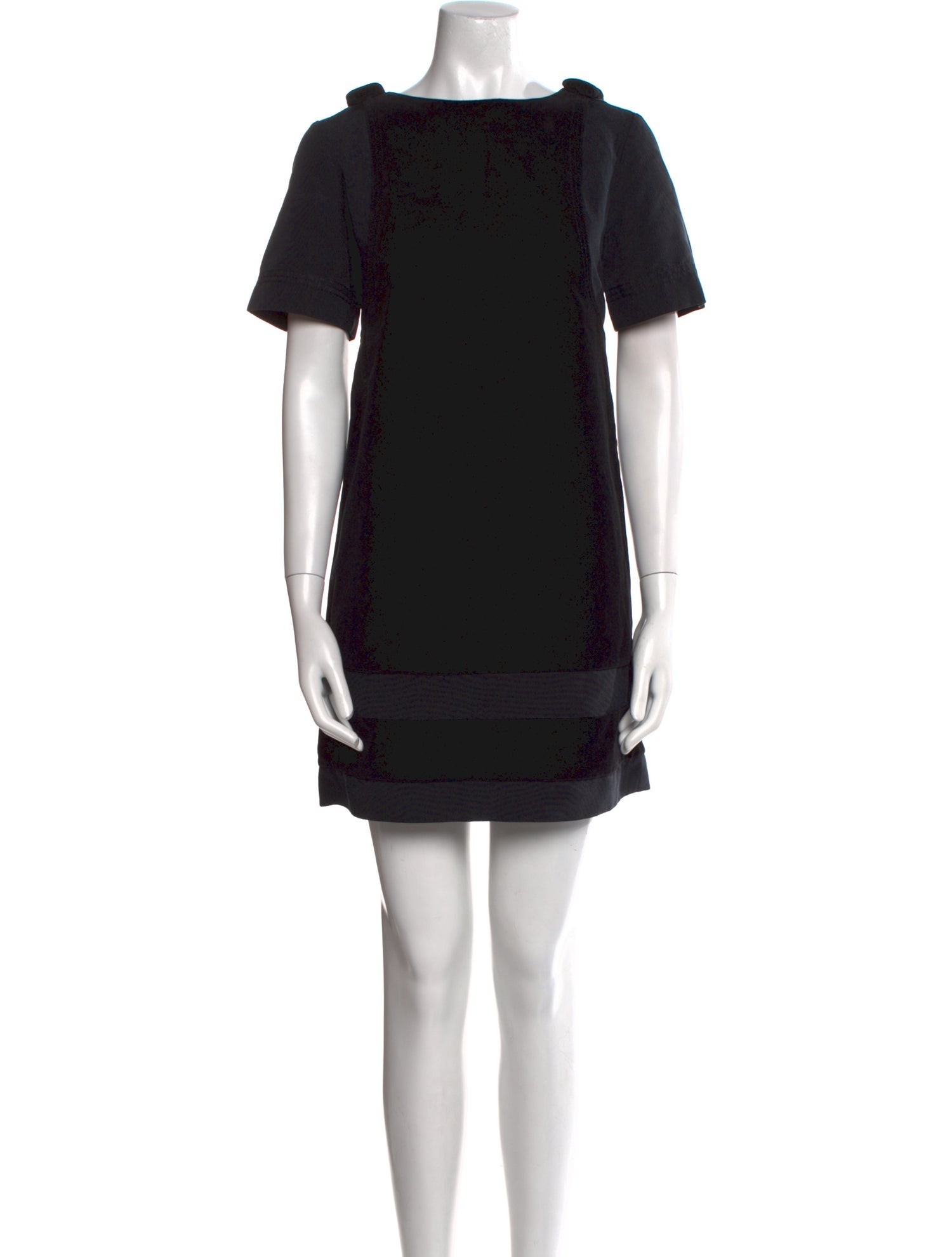 Luella Bateau Neckline Mini Dress