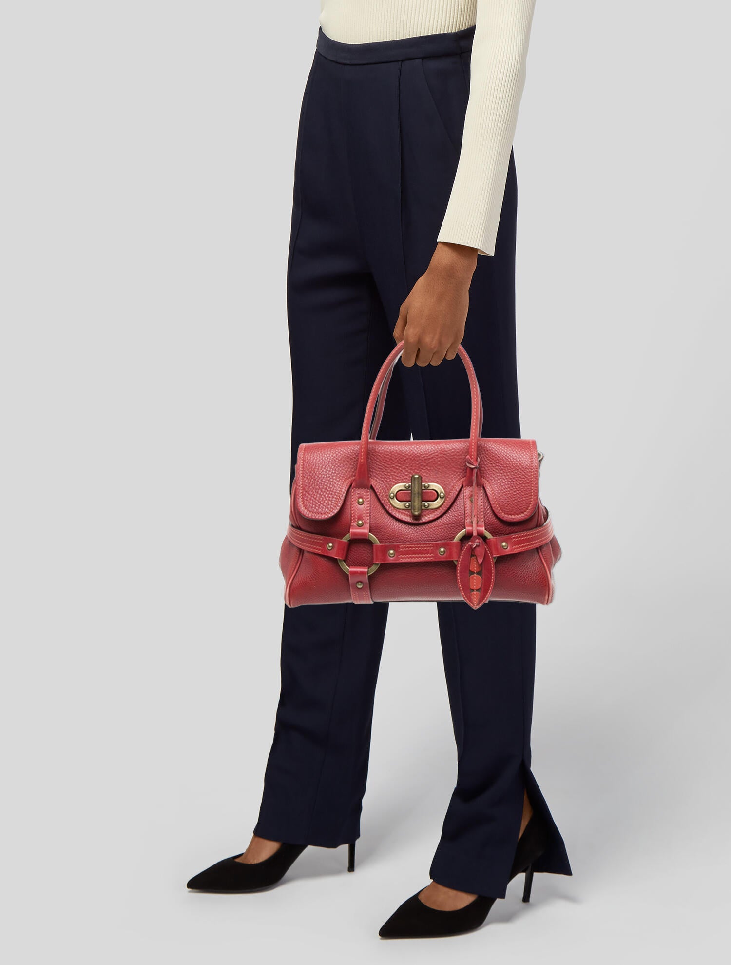 Luella Leather Top Handle Bag