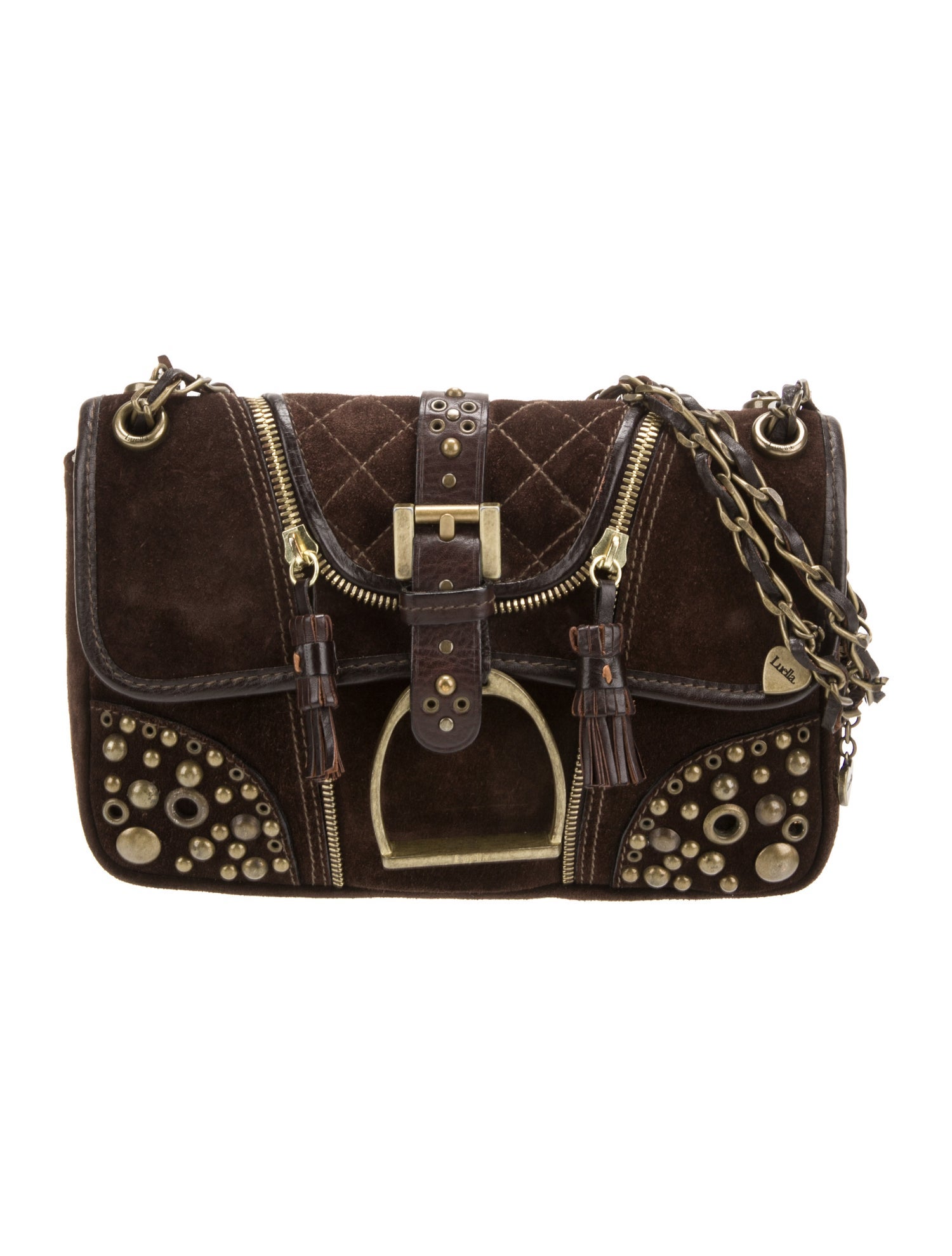 Luella Suede Shoulder Bag