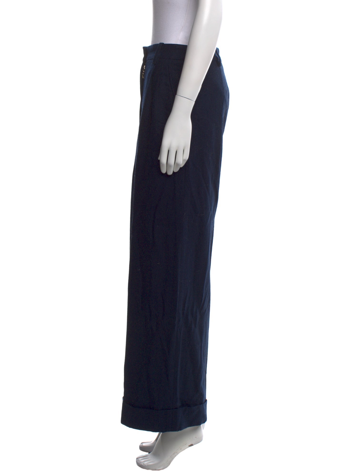 Luella Wool Wide Leg Pants