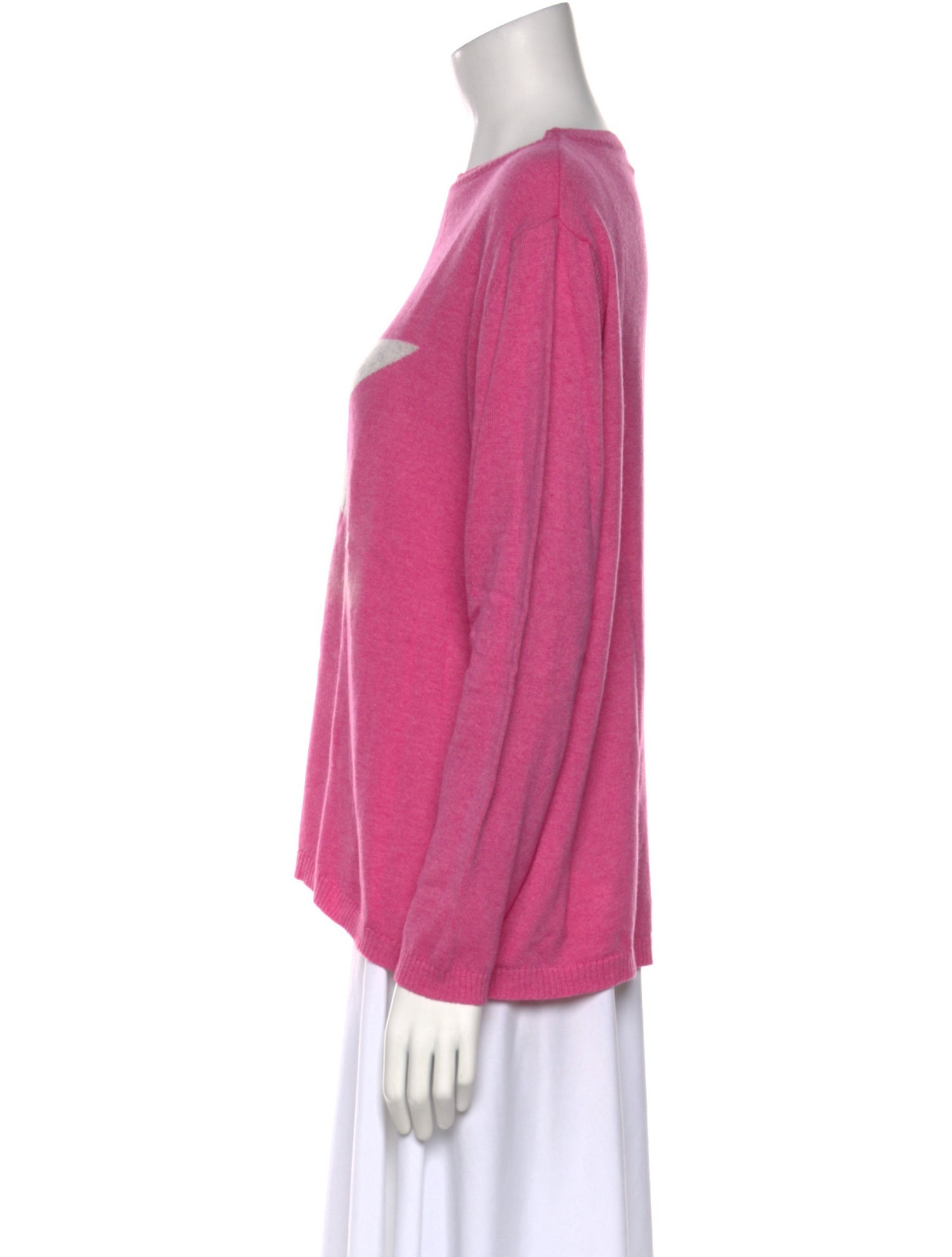 Luella Printed Bateau Neckline Sweater