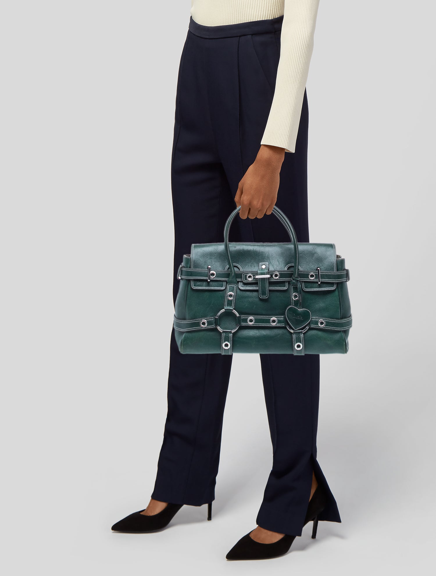 Luella Leather Top Handle Bag