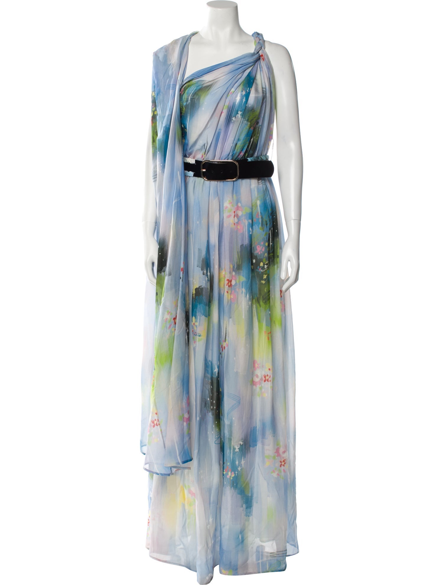 LEO PRINT SILK DRESS MARY main image 1