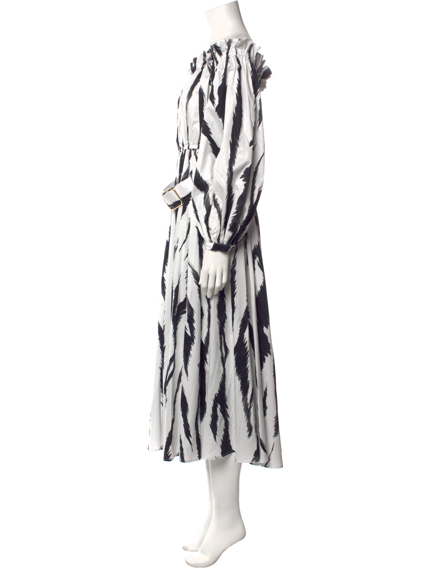 Leo Lin Printed Long Dress w/ Tags