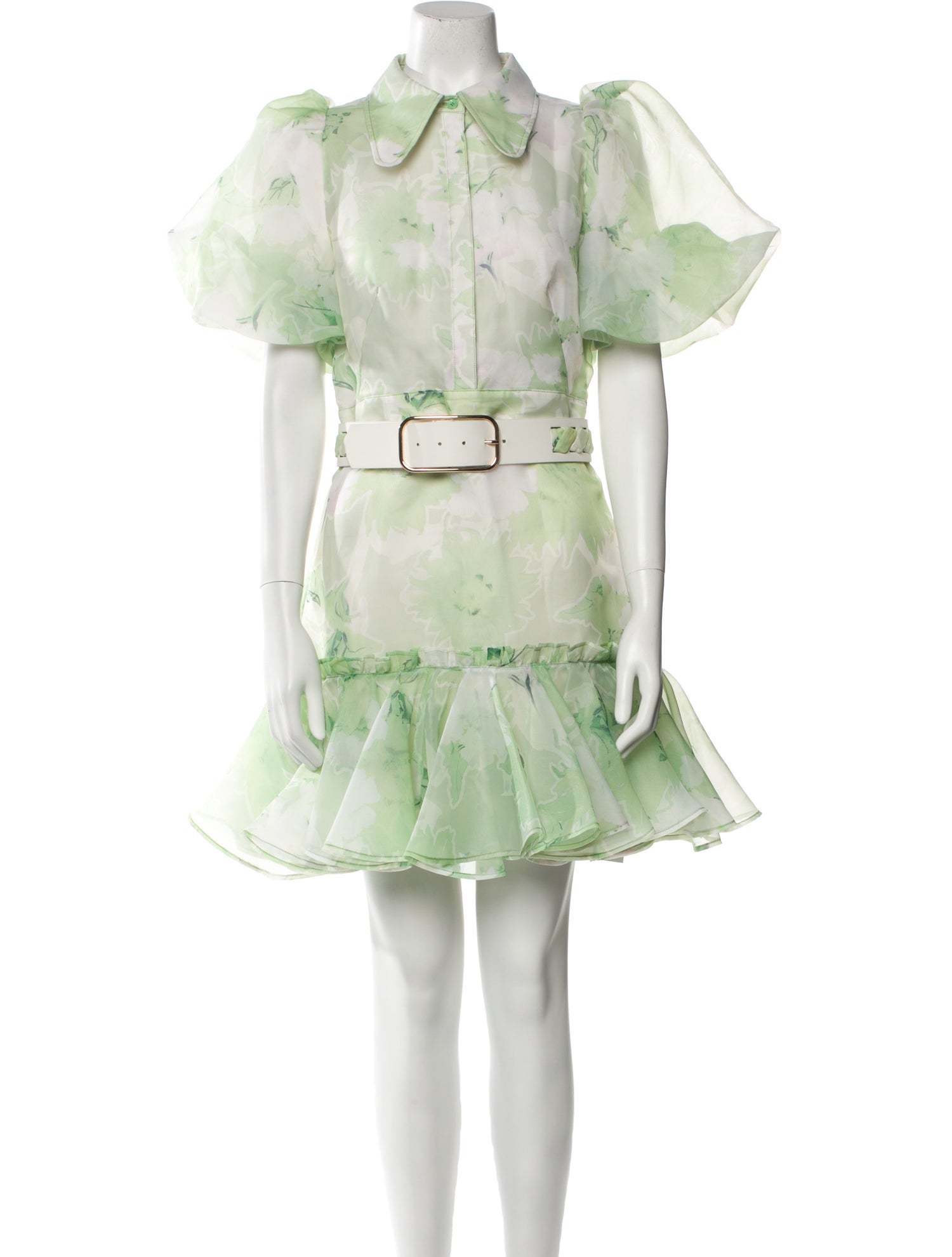 Leo Lin Floral Print Mini Dress