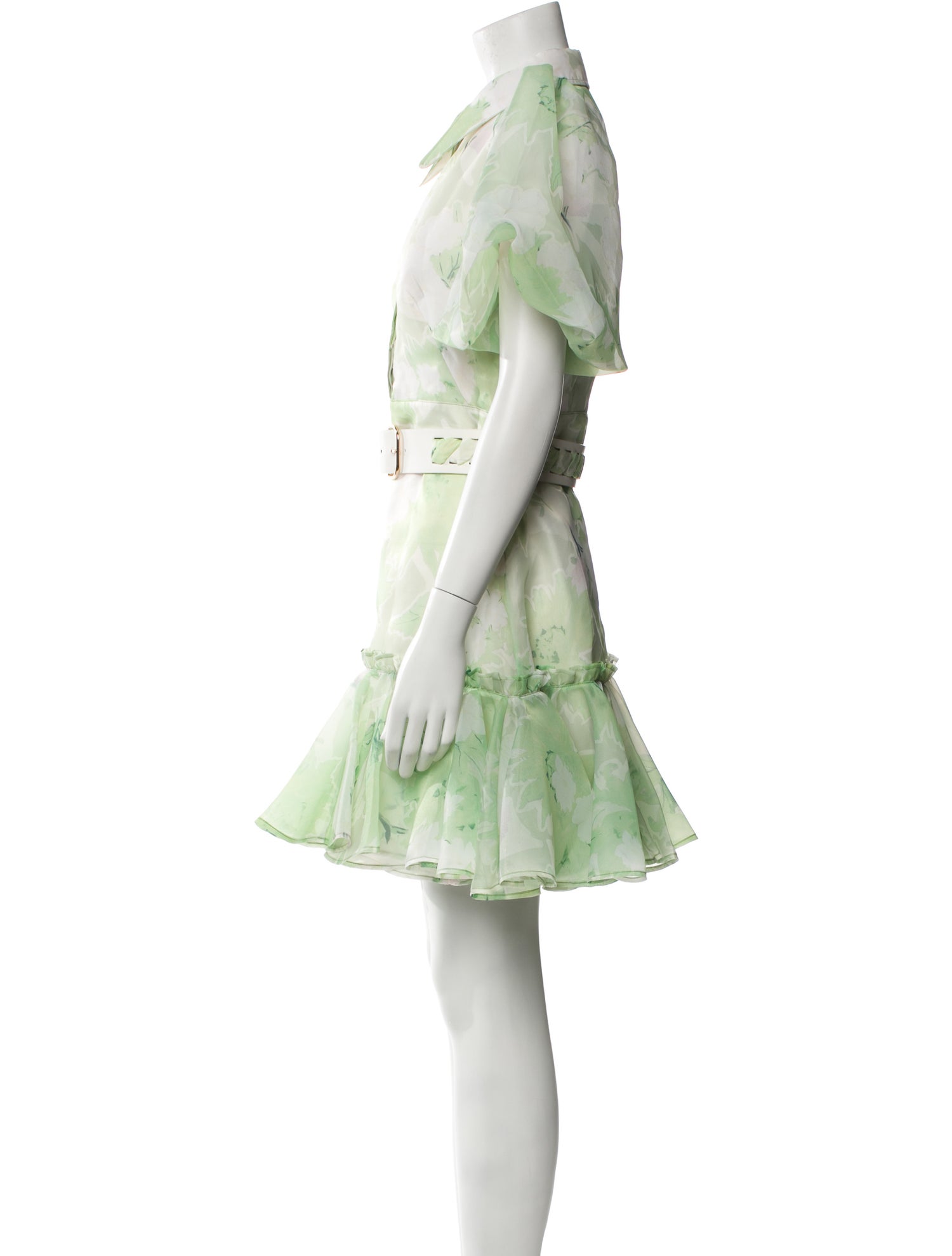 Leo Lin Floral Print Mini Dress