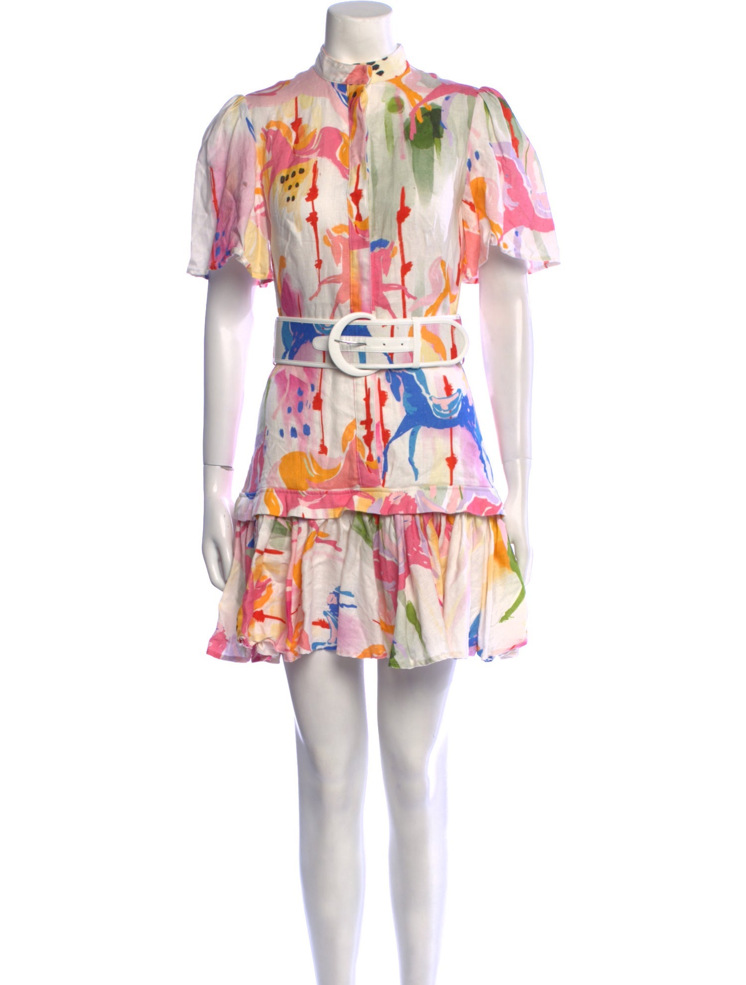 Leo Lin Linen Mini Dress