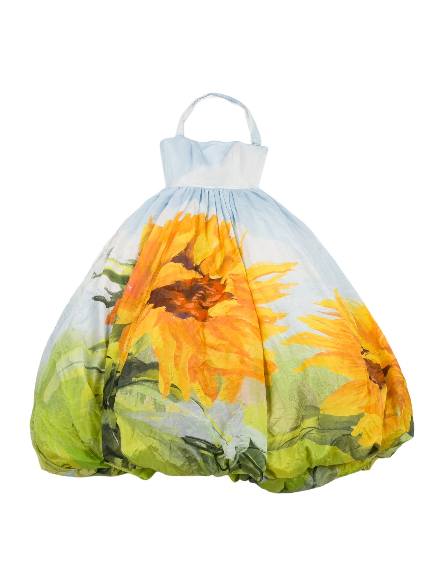 Leo Lin Printed Long Dress w/ Tags