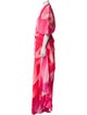 Leo Lin Printed Long Dress w/ Tags