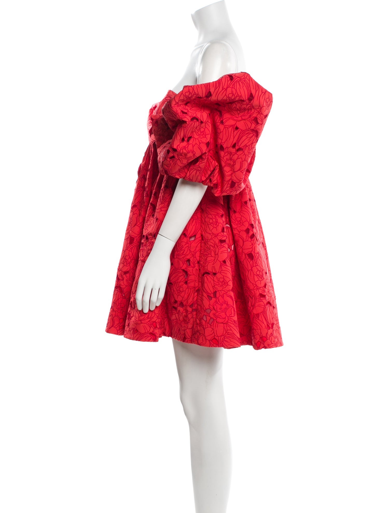 Leo Lin Floral Print Mini Dress