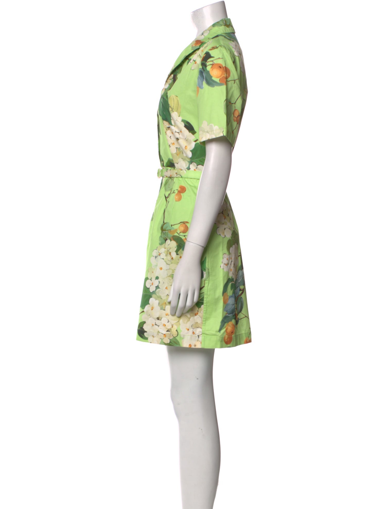 Leo Lin Floral Print Mini Dress