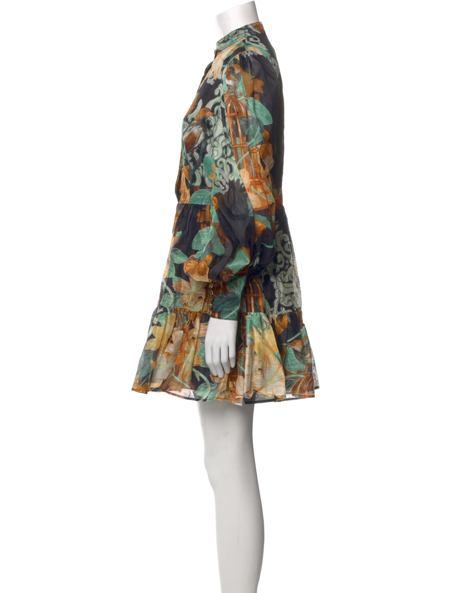 Leo Lin Printed Mini Dress w/ Tags