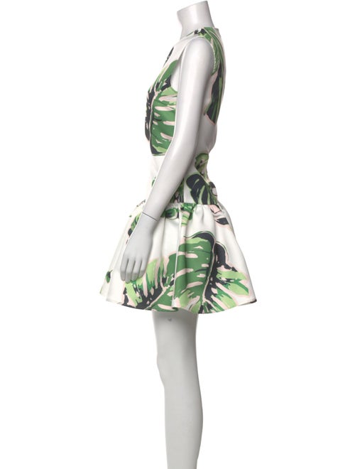 Leo Lin Floral Print Mini Dress