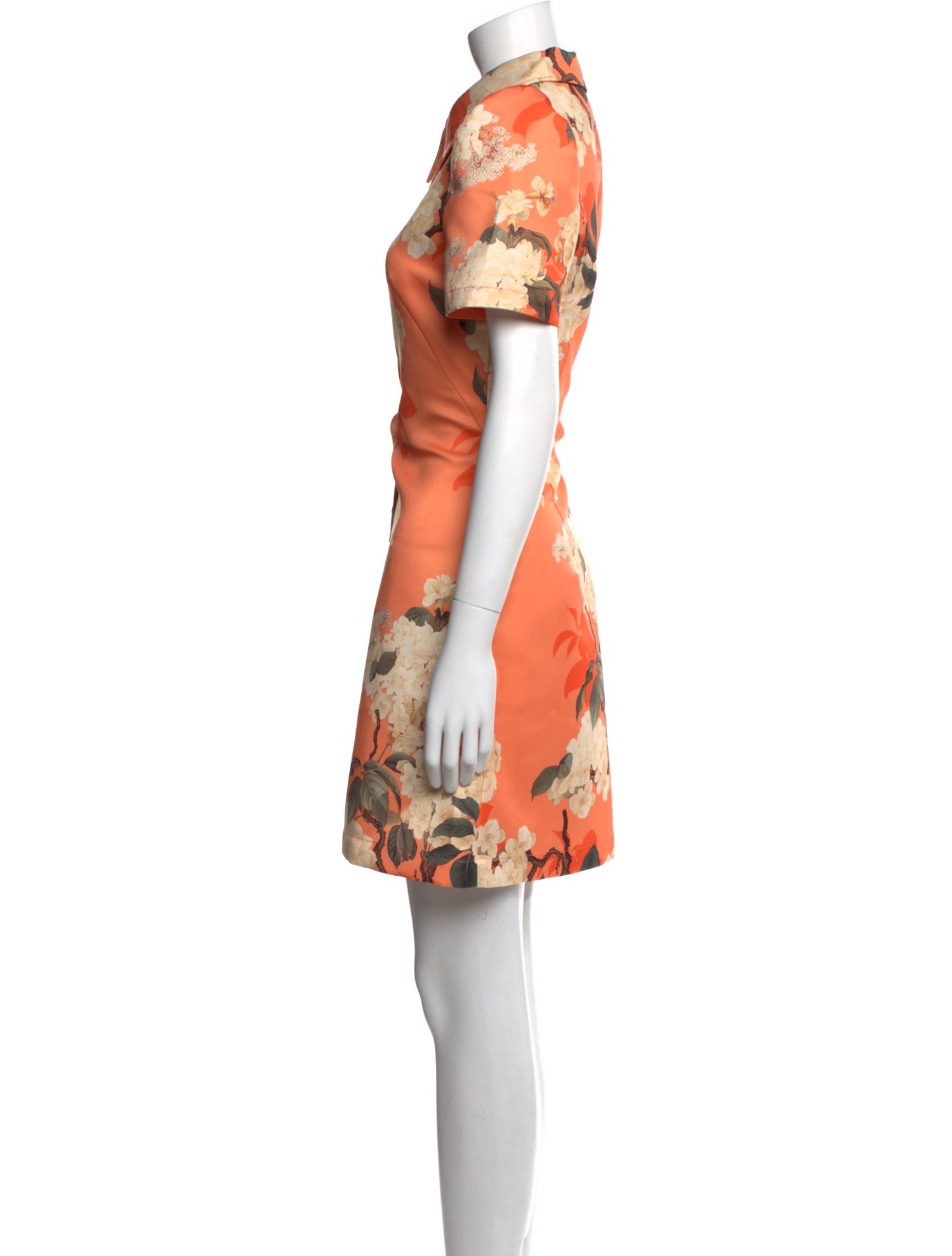 Leo Lin Floral Print Knee-Length Dress