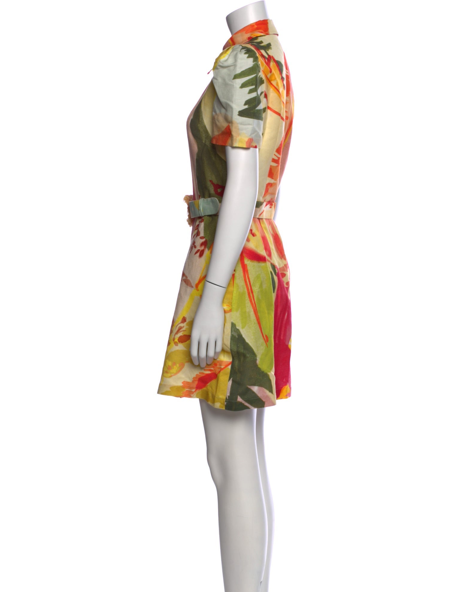 Leo Lin Printed Mini Dress