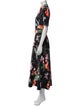 Leo Lin Floral Print Long Dress